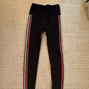 Stripped leggings